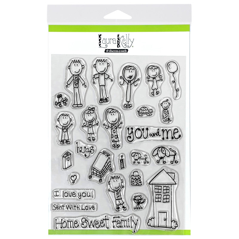 Clear Stamps Therm-O-Web Me and My Peeps Set