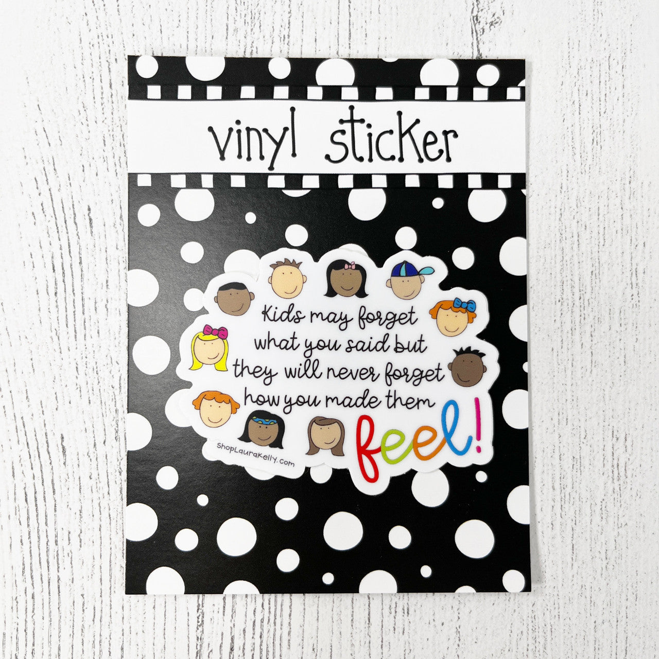 Vinyl Sticker - Feel