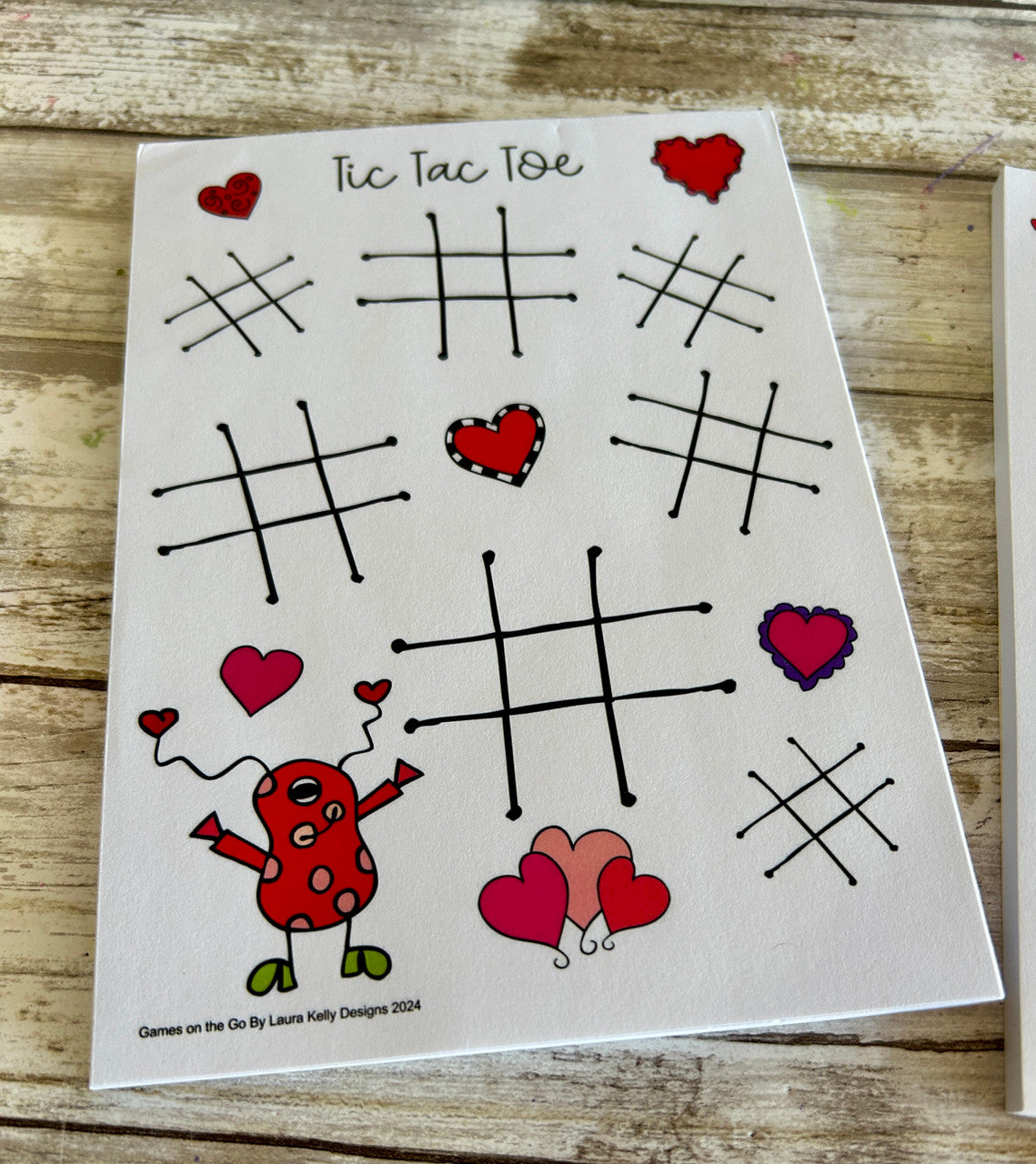 Valentine Games and Vinyl Stickers