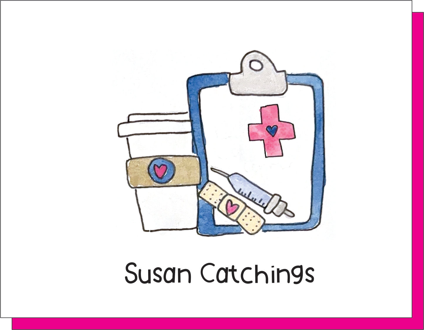 Medical Cuteness Nurse Note Cards - Quantity 50