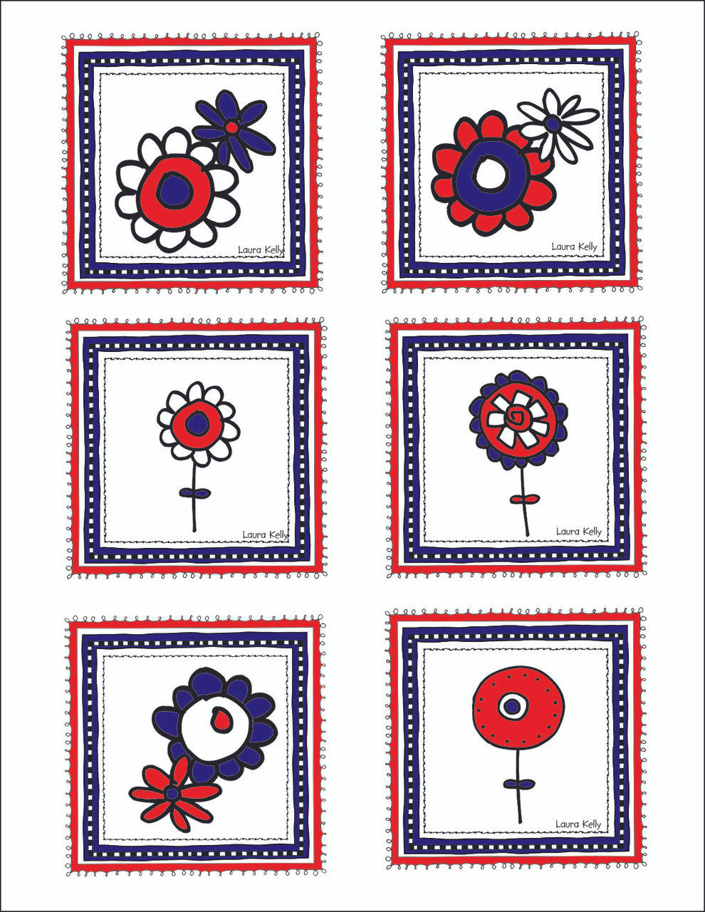 Printable Party - Patriotic Flower Party
