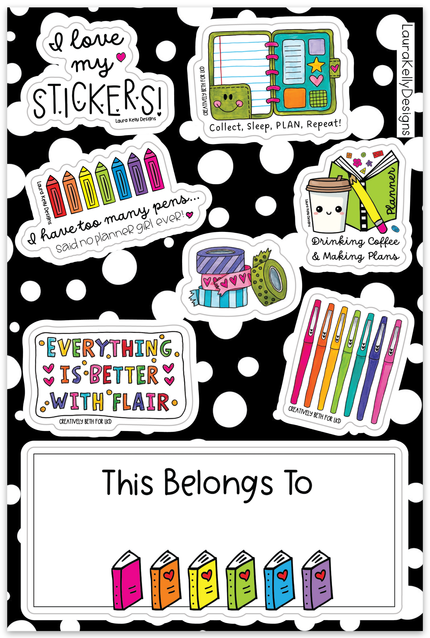 PLANNER - STICKER SHEET