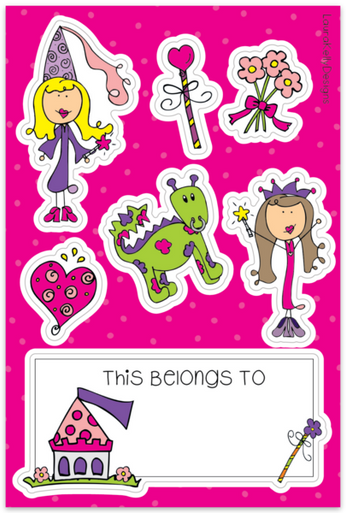 Sticker Sheet - Princess