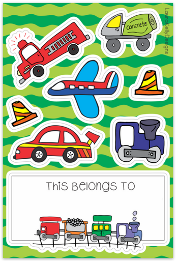 Sticker Sheet - Transportation