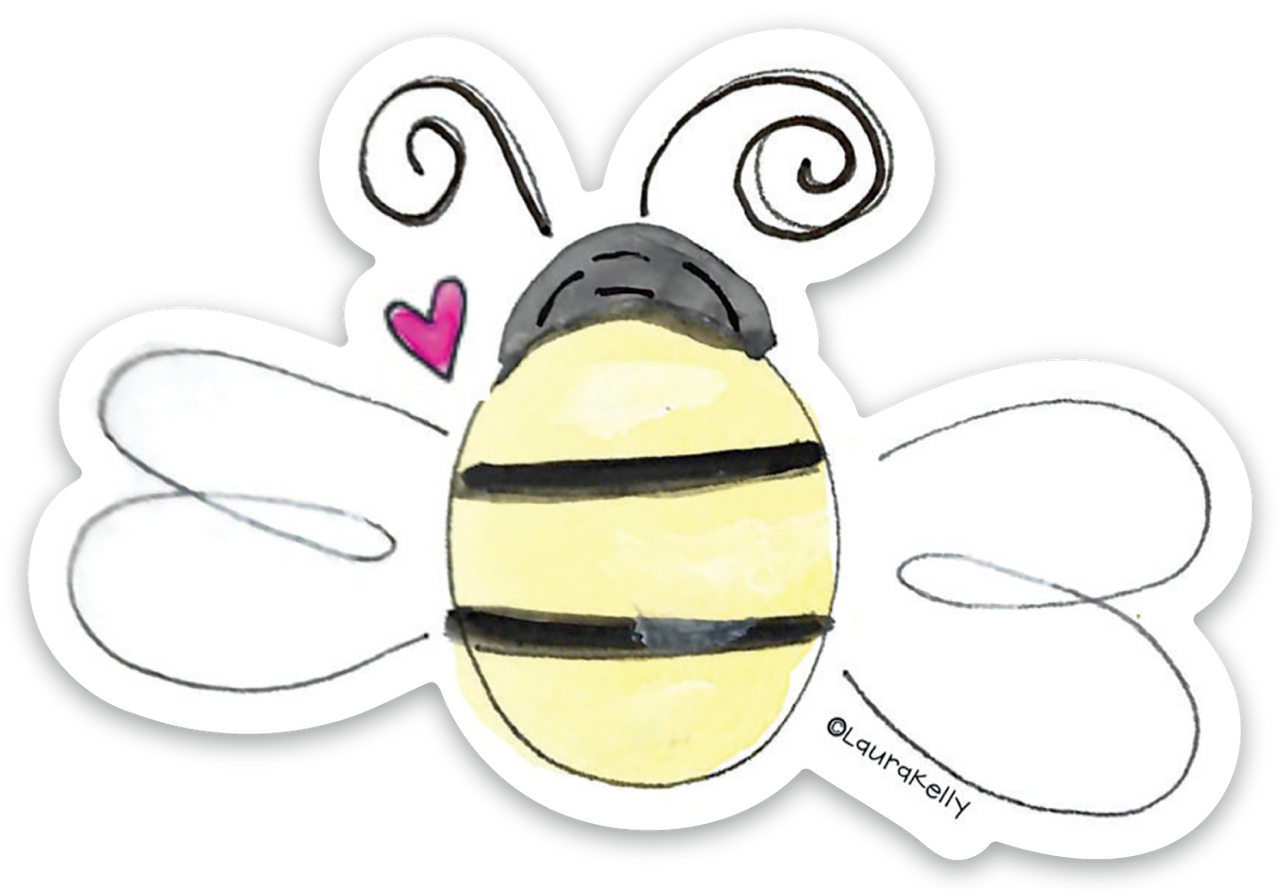 Vinyl Sticker - Bee