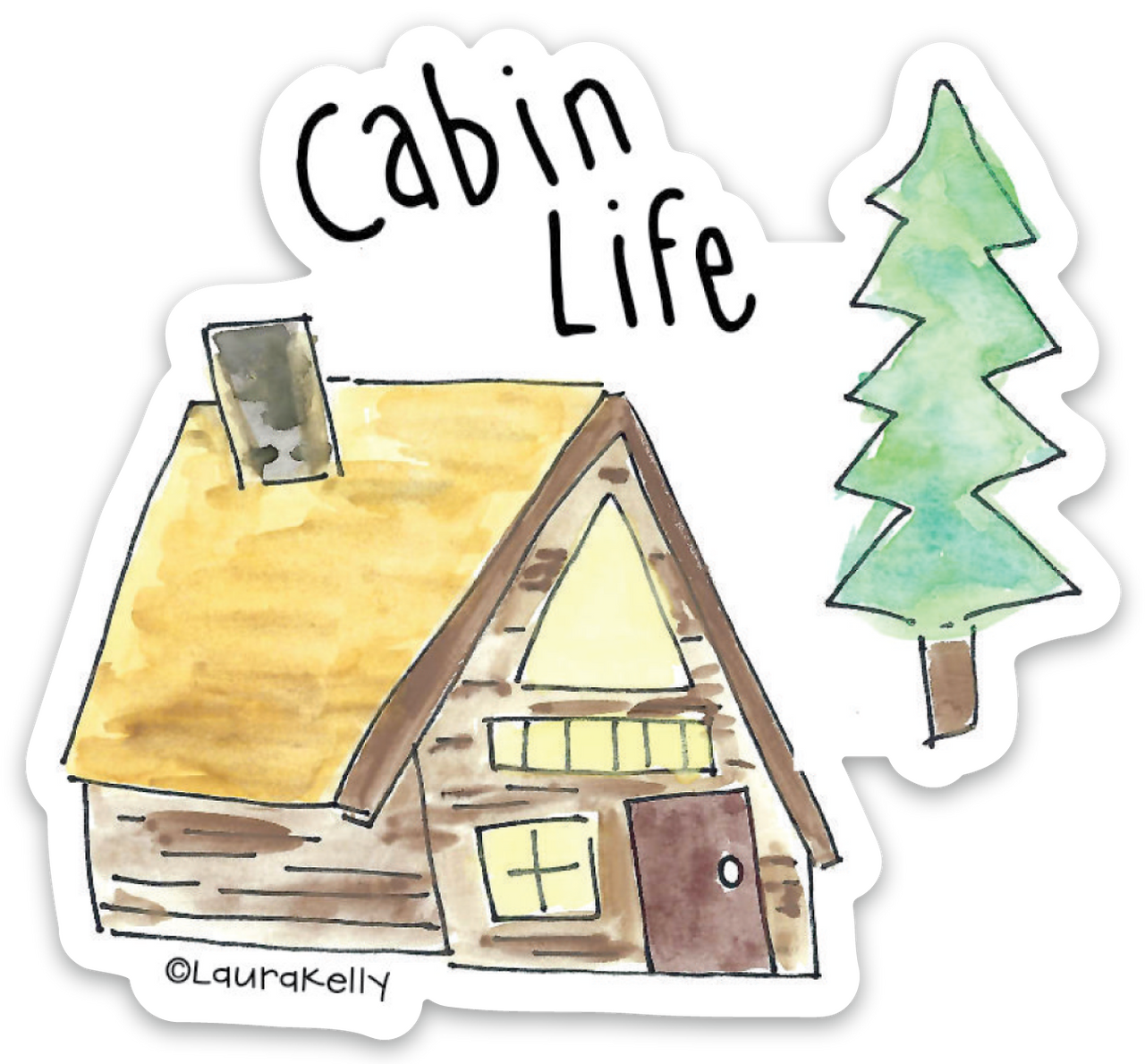 Vinyl Sticker - CABIN