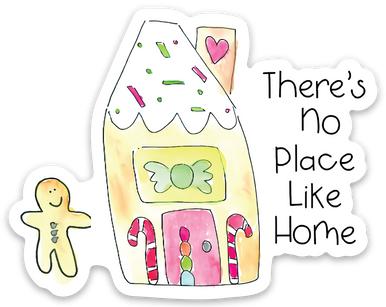 VINYL STICKER-GINGERBREAD
