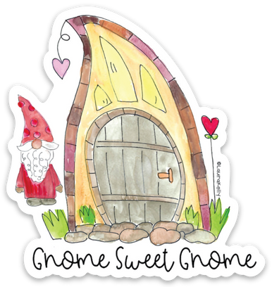 VINYL STICKER-GNOMEHOME