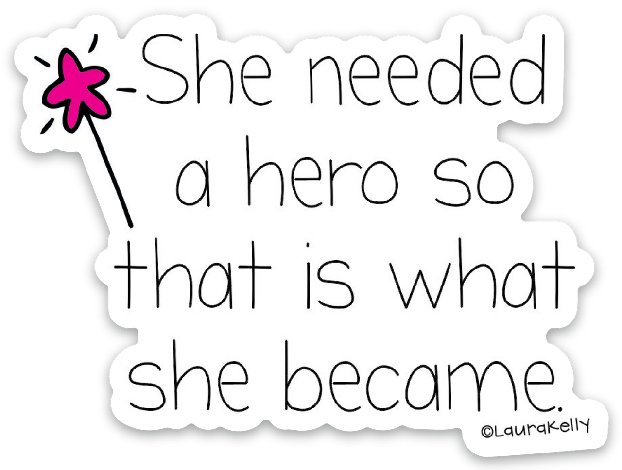 Vinyl Sticker - Hero