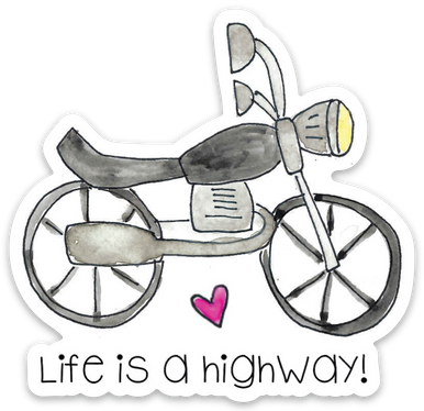 Vinyl Sticker - Motorcycle