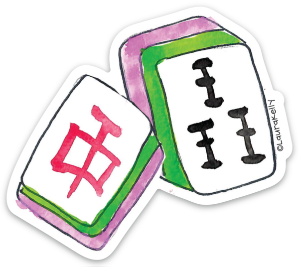 Vinyl Sticker - Mahjong