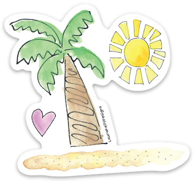 Vinyl Sticker-PALMTREE