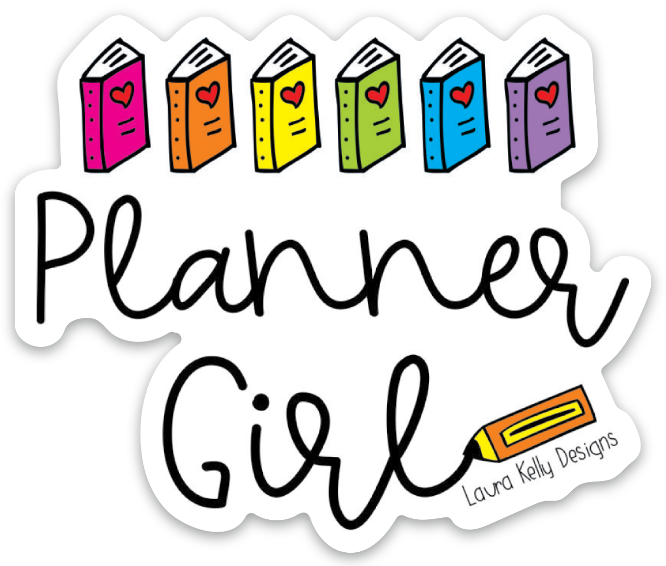 Vinyl Sticker - PLANNER GIRL