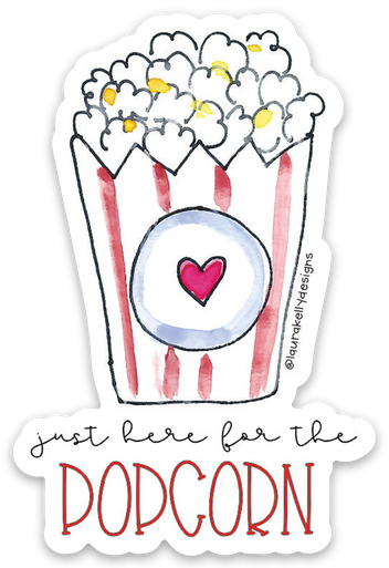 Vinyl Sticker-POPCORN