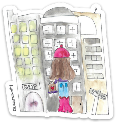 Vinyl Sticker-SHOPGIRL