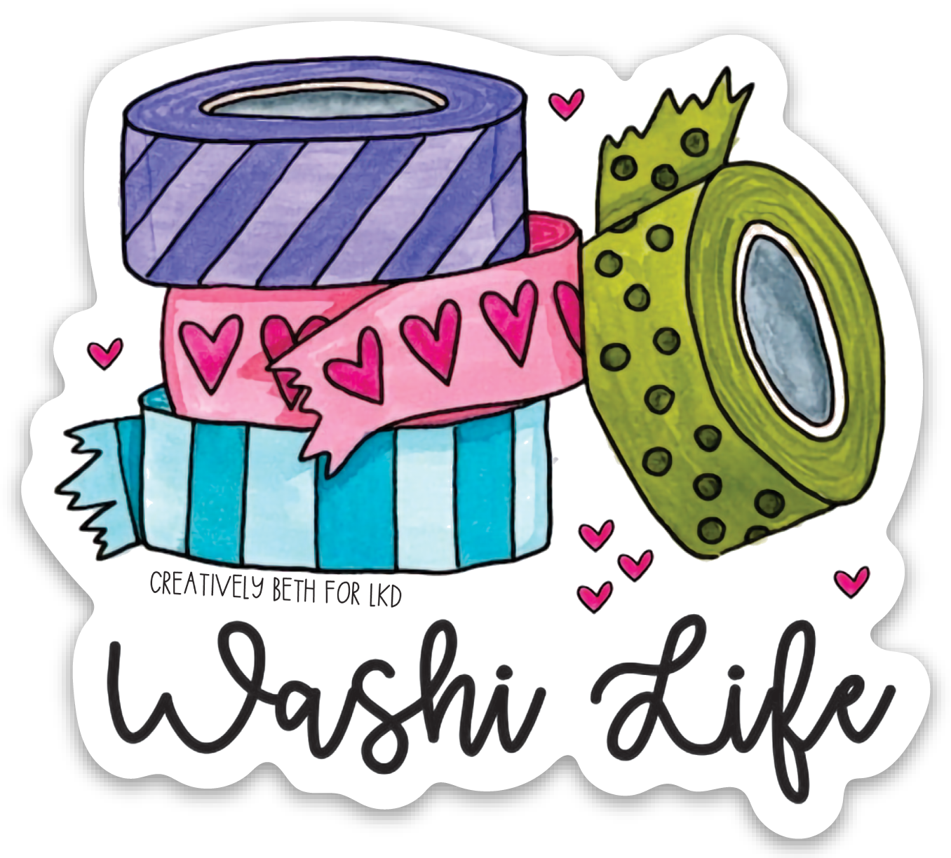 Vinyl Sticker - WASHI