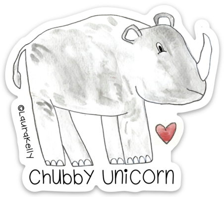 VINYL STICKER-RHINO
