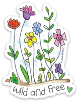 Vinyl Sticker - Wildflowers