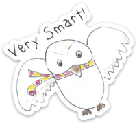 VINYL STICKER-OWL