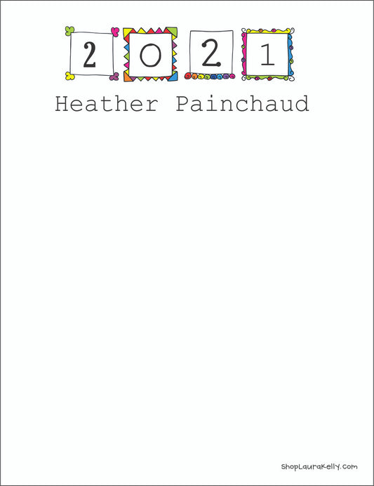 Memo Pad Set - 2021