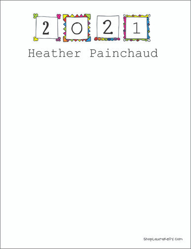 Memo Pad Set - 2021