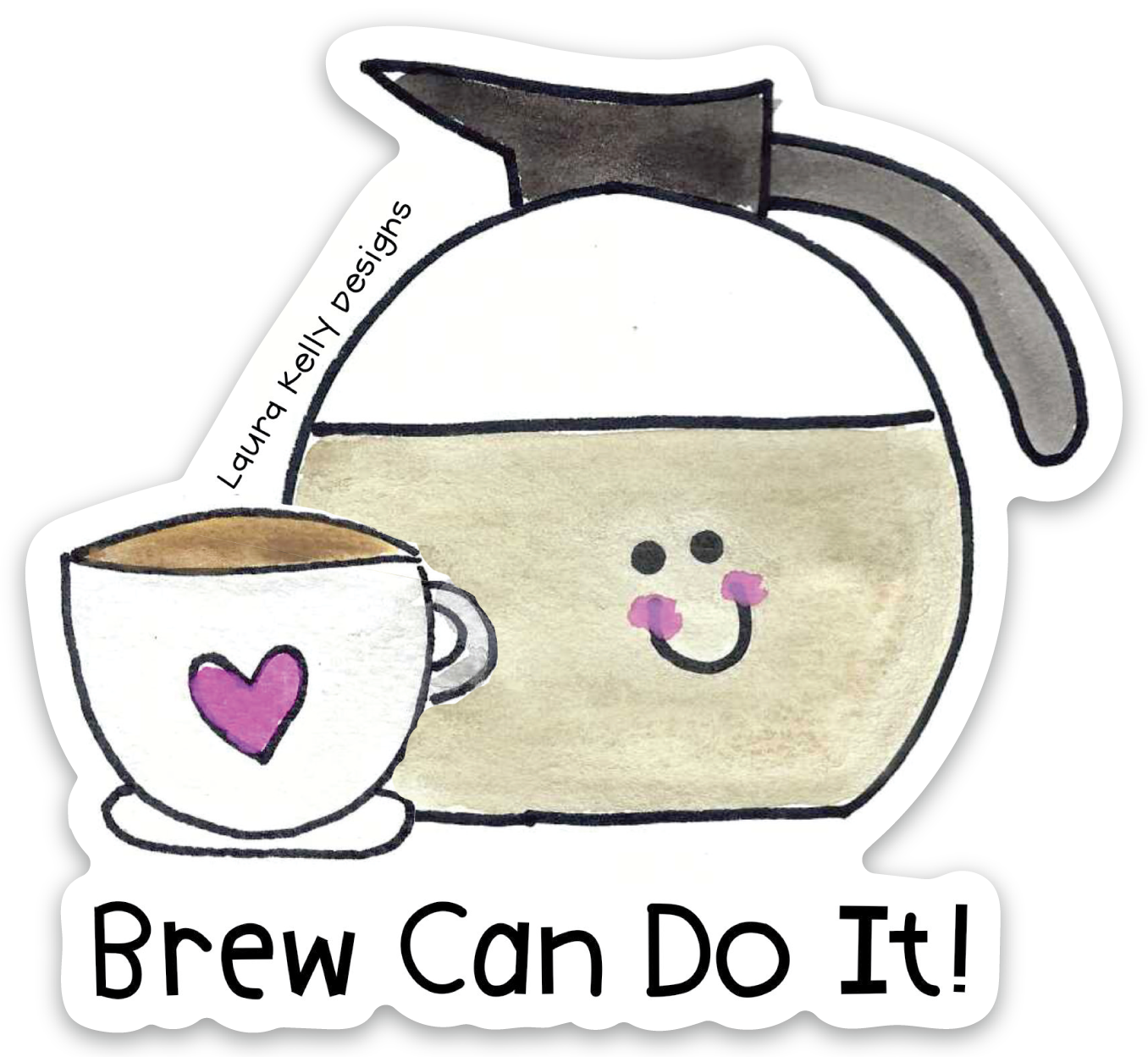 Vinyl Sticker - Brew