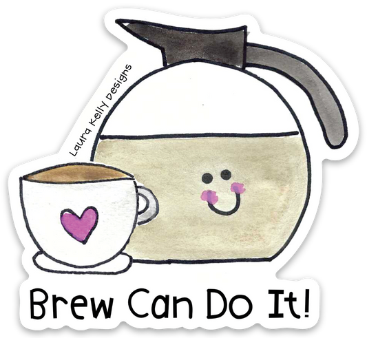 Vinyl Sticker - Brew