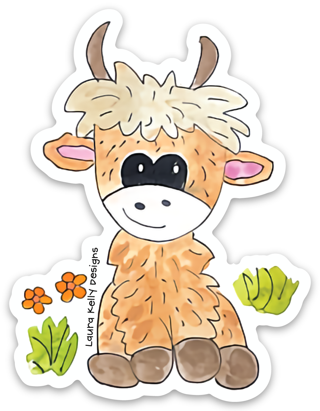 Vinyl Sticker - HighlandCow