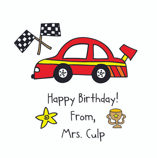 Lollipops Race Car