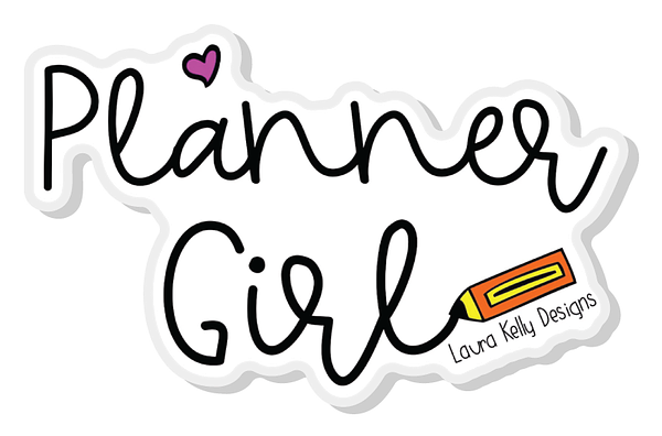 Planner Girl Acrylic Pin