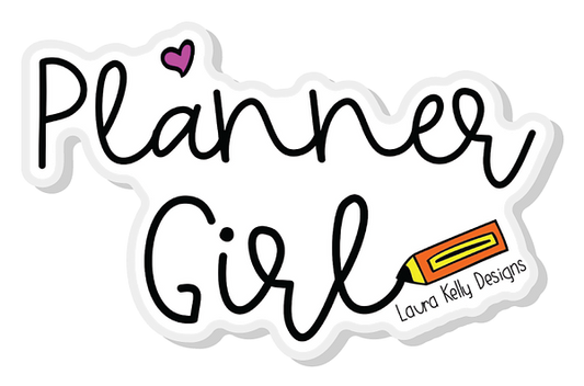 Planner Girl Acrylic Pin