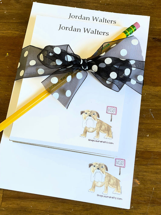 Copy of Memo Pad Set - Bulldog