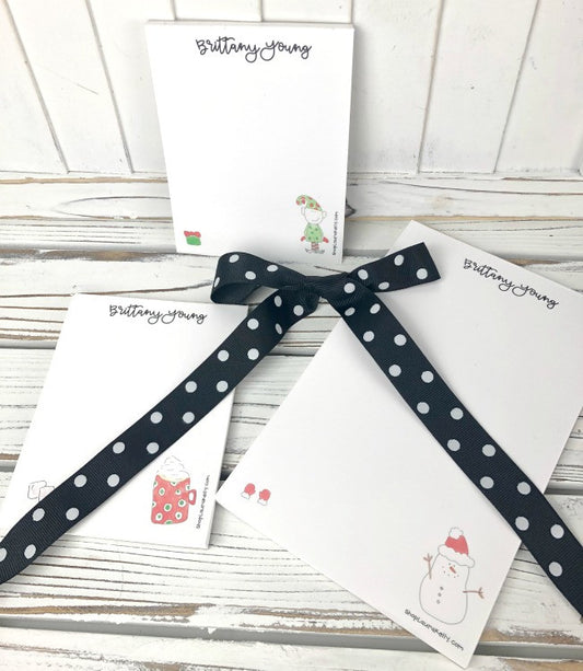 Memo Pad Set - Christmas Trio 1