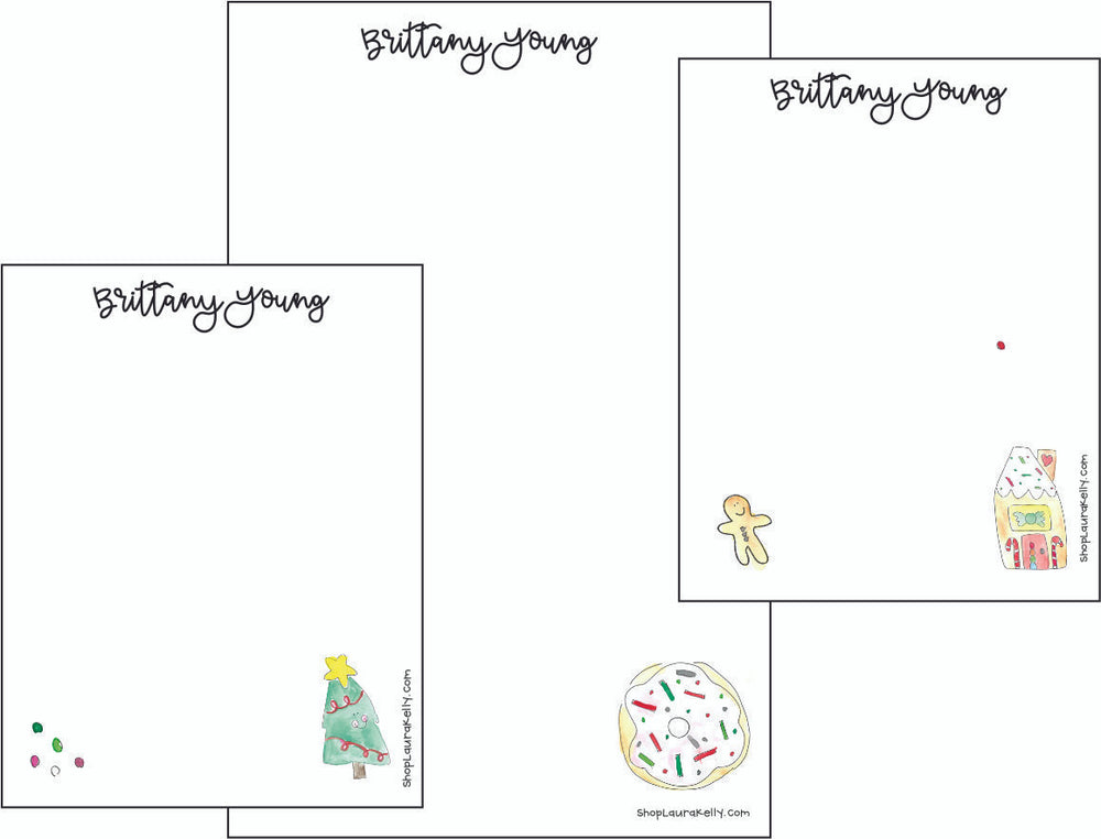 Memo Pad Set - Christmas Trio 2