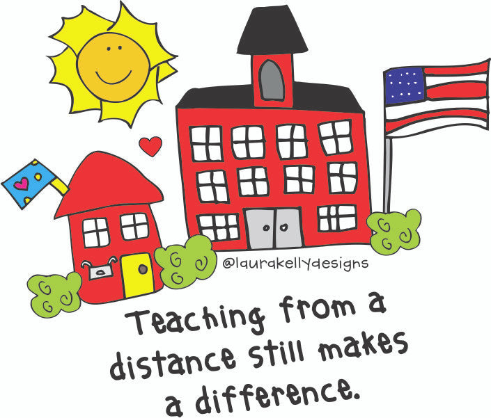 Vinyl Sticker - Distance Teaching