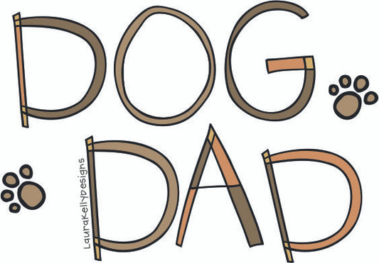 Vinyl Sticker - Dog Dad
