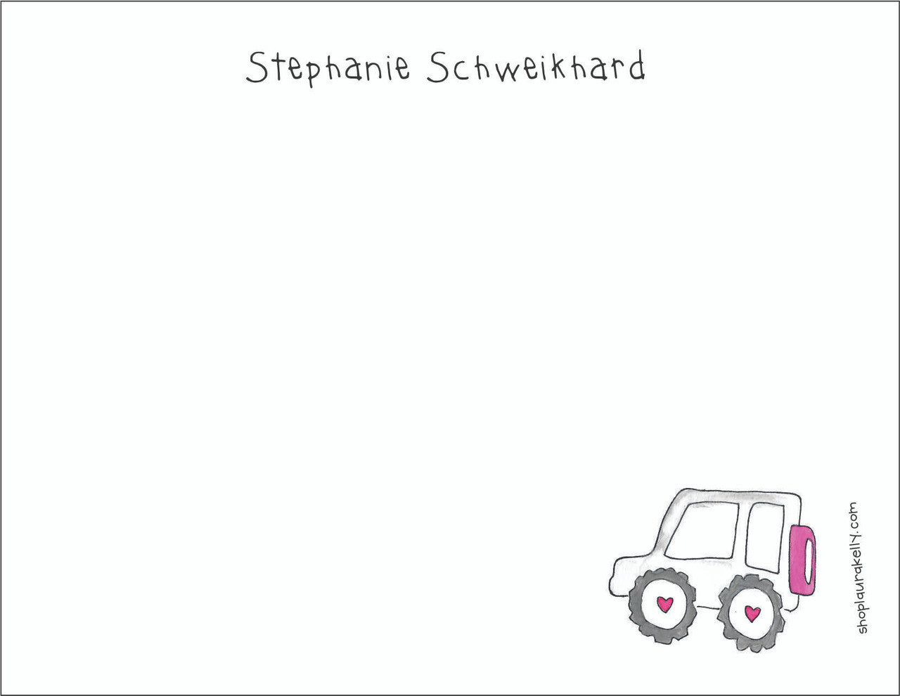 Small Flat Notes - Jeeps 4 Designs