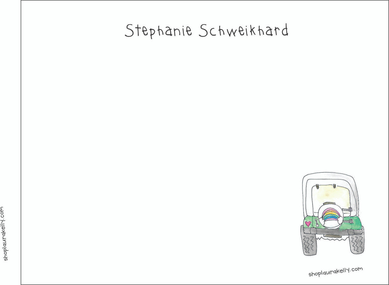 Small Flat Notes - Jeeps 4 Designs