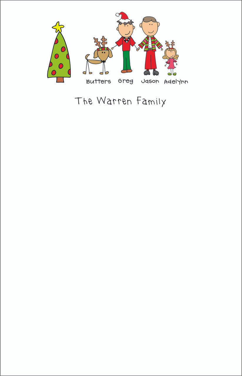 Me and My Peeps Holiday Family Memo Pads