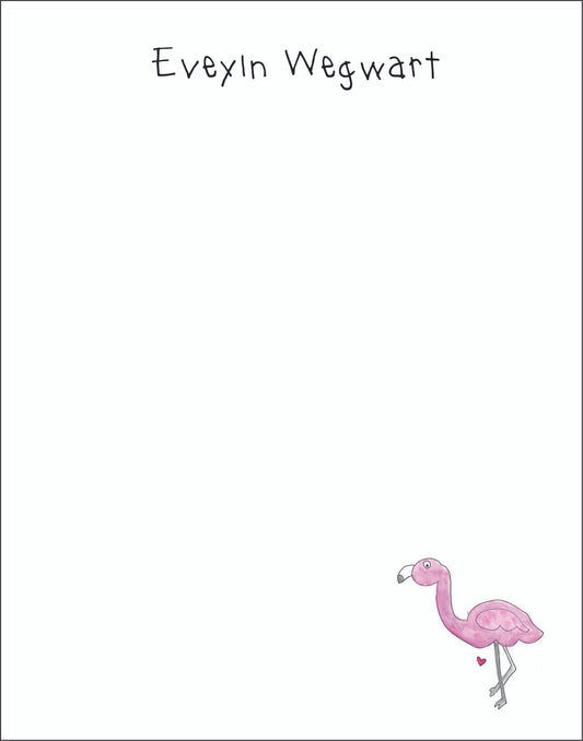 Memo Pad Set - Flamingo