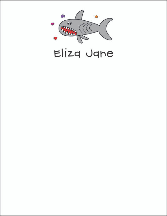 Small Flat Notes - Shark
