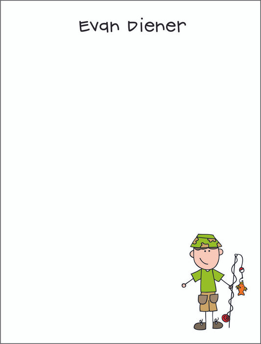 Small Flat Notes - Single Character