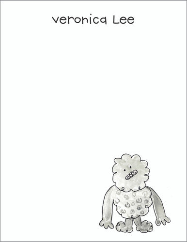 Small Flat Notes - Watercolor Abdominal Snowman