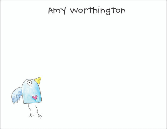 Small Flat Notes - Bird