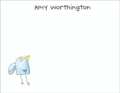Small Flat Notes - Bird
