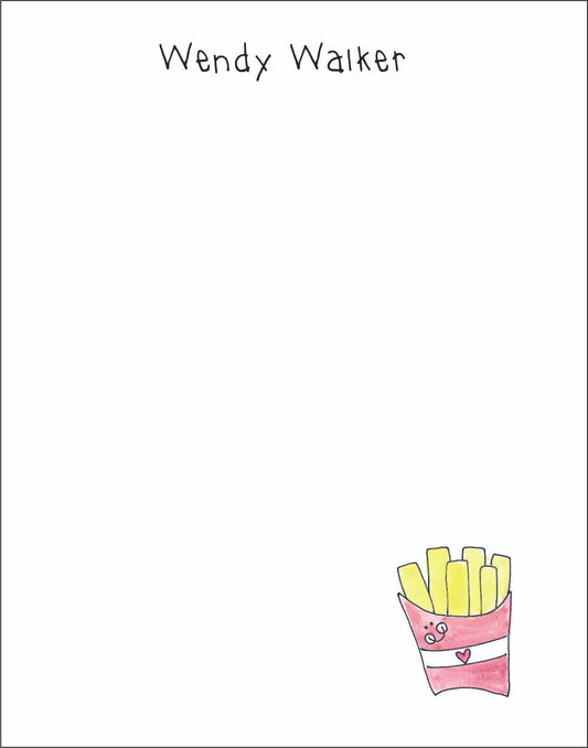 Memo Pad Set - Fries