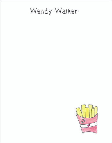 Memo Pad Set - Fries
