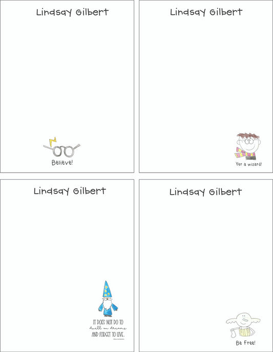Harry Potter Memo Pad Set 1