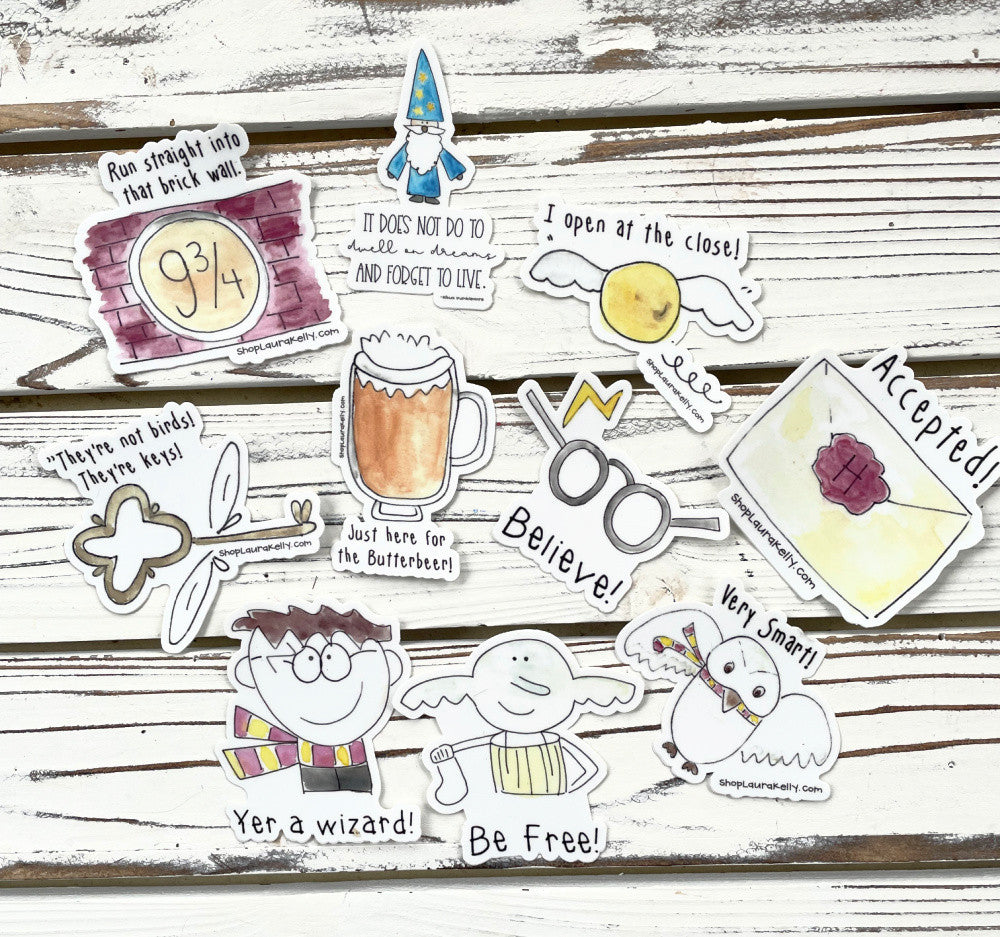 Harry Potter Vinyl Sticker Super Set