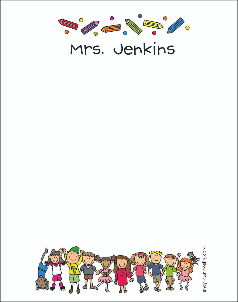 Memo Pad Set - Happy Kids